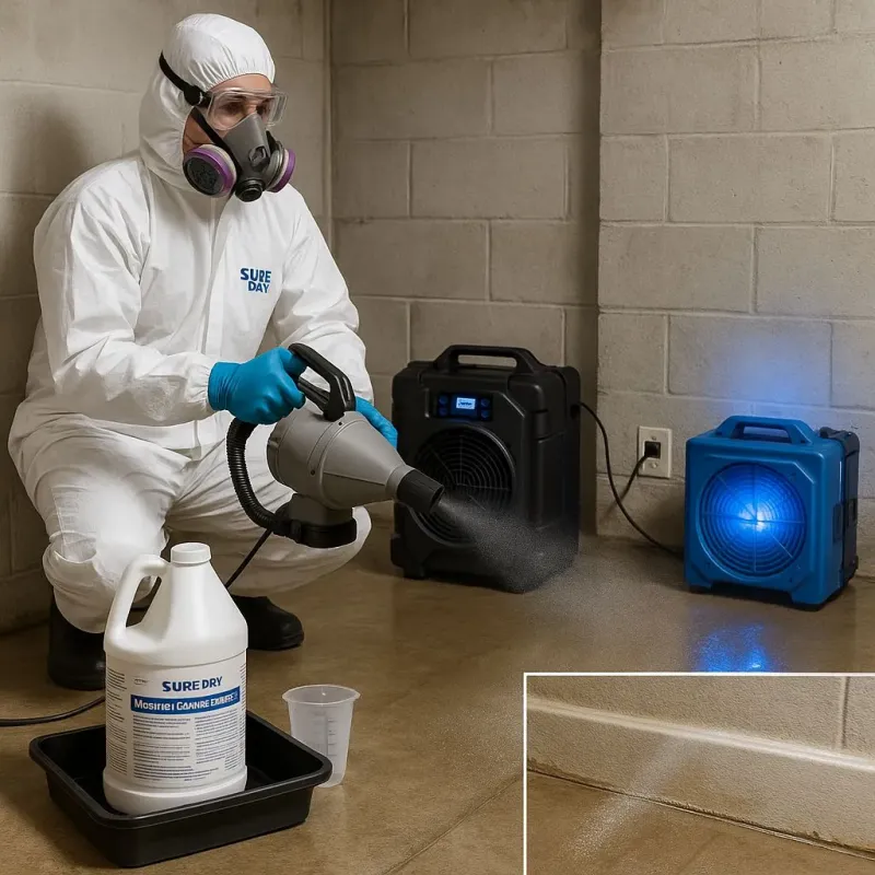 Sanitization and Odor Removal process in Manville, NJ